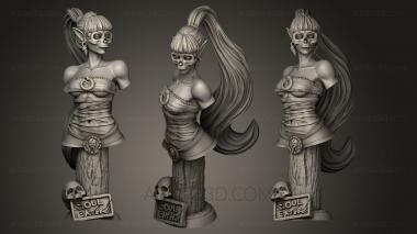 Busts of heroes and monsters (BUSTH_0203) 3D model for CNC machine